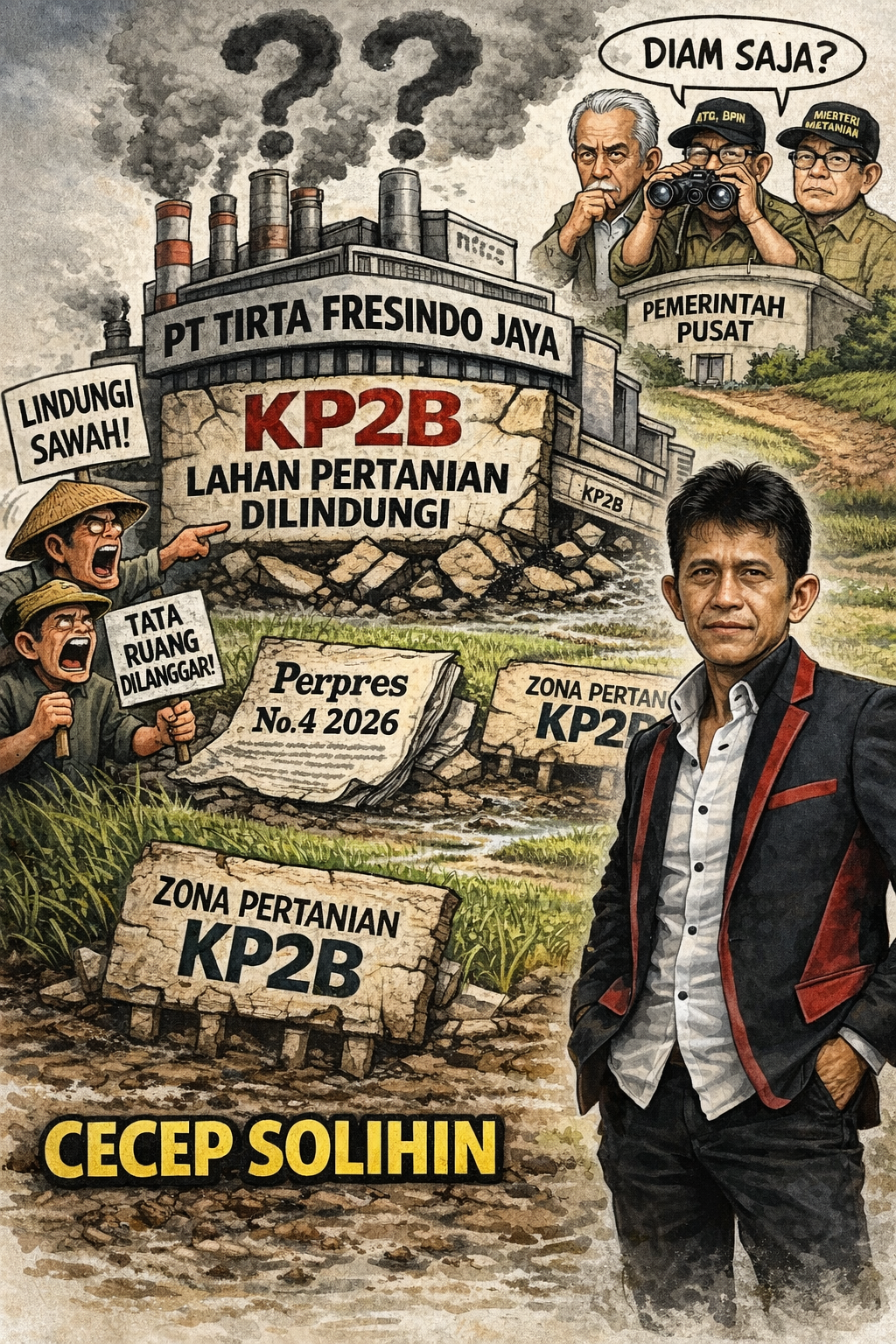 YLSM JMB Desak Presiden hingga Menteri ATR/BPN Turun Tangan, Dugaan Pelanggaran Tata Ruang Pabrik PT Tirta Fresindo Jaya di Pandeglang Disorot