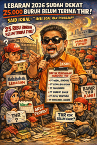 ‎Lebaran Dekat, 25 Ribu Buruh Masih Belum Terima THR: KSPI Sebut Nama Perusahaan